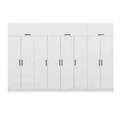 Minar Kale 8 Kapaklı 2 Çek Dolap Ve Yüklük Beyaz thumbnail 5