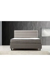 Minar Motya Baza Başlık 90x 190 Yatak Set-acık Gri thumbnail 1