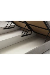 Minar Motya Baza Başlık 90x 190 Yatak Set-acık Gri thumbnail 2