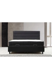 Minar Motya Baza Başlık 140x200 Yatak Set-antrasıt thumbnail 2