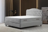 Minar Vassi Baza+Başlık+Sonata Yatak Gri 160X200 - 1