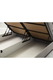 Minar Vitalia Baza Başlık Yatak Seti - Açık Gri 120x200 thumbnail 2