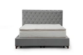 Minar Deluxe Baza+Başlık+Yatak Gri 160X200 - 5