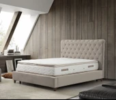 Minar Deluxe Baza+Başlık+Yatak Bej 160X200 thumbnail 1