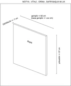 Minar Motya Başlık 160 Lık Açık Gri thumbnail 2