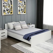 Minar Z2150-Kale Karyola 150Cm-Beyaz - 1