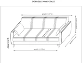 Minar Zaden Üçlü Koltuk-Açık Gri 99 thumbnail 8