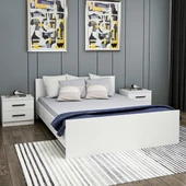 Minar Z2160-Kale Karyola 160Cm-Beyaz - 2