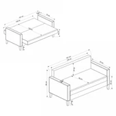 Minar Polya İkili Koltuk-Bej 92 thumbnail 8