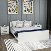 Minar Z2150-Kale Karyola 150Cm-Beyaz - 2