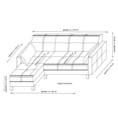 Minar Polya Köşe Takım+Berjer-Acık Gri 99+Kiremit thumbnail 7