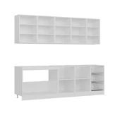 Minar 245 Cm Mutfak Dolabı Beyaz Antrasit 245-A3 thumbnail 7