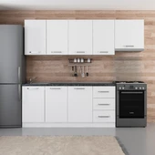 Minar 245 Cm Mutfak Dolabı Beyaz 245-B8 thumbnail 1