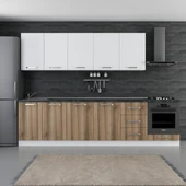 Minar 300 Cm Mutfak Dolabı Beyaz Dore 300-D4 thumbnail 1