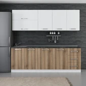 Minar 235 Cm Mutfak Dolabı Beyaz Dore 235-D2 thumbnail 1