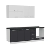 Minar 230 Cm Mutfak Dolabı Beyaz Antrasit 230-A3 thumbnail 6