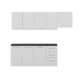 Minar 245 Cm Mutfak Dolabı Beyaz 245-B8 thumbnail 5