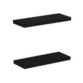 Minar Gizli Raf Tutuculu 2Li D.Rafı 60Cm-M.Siyah thumbnail 5