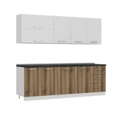 Minar 240 Cm Mutfak Dolabı Beyaz Dore 240-D2 thumbnail 6