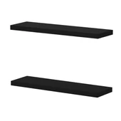 Minar Gizli Raf Tutuculu 2Li D.Rafı 80Cm-M.Siyah thumbnail 6