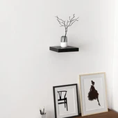 Minar Gizli Raf Tutuculu D.Rafı 23Cm-P.Siyah thumbnail 1