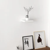 Minar Gizli Raf Tutuculu D.Rafı 23Cm-P.Beyaz thumbnail 1