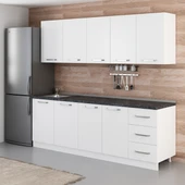 Minar 235 Cm Mutfak Dolabı Beyaz 235-B1 thumbnail 3