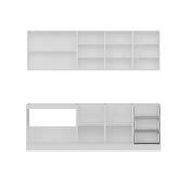 Minar 240 Cm Mutfak Dolabı Beyaz Antrasit 240-A1 thumbnail 2