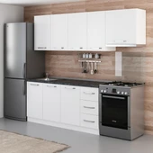 Minar 235 Cm Mutfak Dolabı Beyaz 235-B4 thumbnail 3