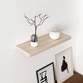 Minar Gizli Raf Tutuculu Duvar Rafı 60Cm-Sonomo thumbnail 3