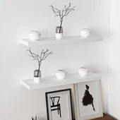 Minar Gizli Raf Tutuculu 2 Li D.Raf 80Cm-Beyaz thumbnail 2