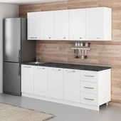 Minar 225 Cm Mutfak Dolabı Beyaz 225-B2 thumbnail 3