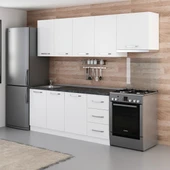 Minar 245 Cm Mutfak Dolabı Beyaz 245-B8 thumbnail 3