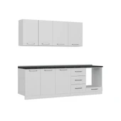 Minar 250 Cm Mutfak Dolabı Beyaz 250-B3 thumbnail 4