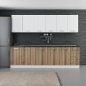 Minar 275 Cm Mutfak Dolabı Beyaz Dore 275-D1 thumbnail 1