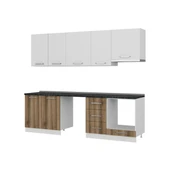 Minar 255 Cm Mutfak Dolabı Beyaz Dore 255-D13 thumbnail 6