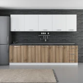 Minar 285 Cm Mutfak Dolabı Beyaz Dore 285-D2 thumbnail 1