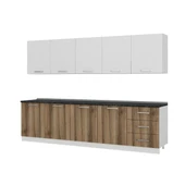 Minar 300 Cm Mutfak Dolabı Beyaz Dore 300-D3 thumbnail 4