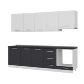 Minar 270 Cm Mutfak Dolabı Beyaz Antrasit 270-A5 thumbnail 4