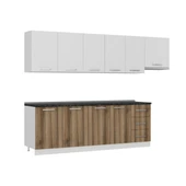 Minar 295 Cm Mutfak Dolabı Beyaz Dore 295-D4 thumbnail 3