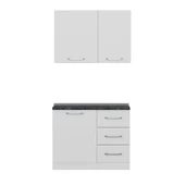 Minar 105 Cm Mutfak Dolabı Beyaz 105-B1 thumbnail 7