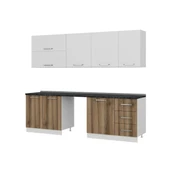 Minar 255 Cm Mutfak Dolabı Beyaz Dore 255-D10 thumbnail 6