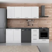 Minar 255 Cm Mutfak Dolabı Beyaz 255-B11 thumbnail 1