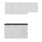 Minar 200 Cm Mutfak Dolabı Beyaz 200-B4 thumbnail 6