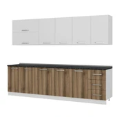 Minar 285 Cm Mutfak Dolabı Beyaz Dore 285-D1 thumbnail 4