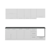 Minar 275 Cm Mutfak Dolabı Beyaz 275-B5 thumbnail 2