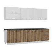 Minar 285 Cm Mutfak Dolabı Beyaz Dore 285-D1 thumbnail 3