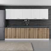 Minar 300 Cm Mutfak Dolabı Beyaz Dore 300-D3 thumbnail 1