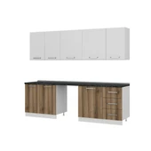 Minar 255 Cm Mutfak Dolabı Beyaz Dore 255-D9 thumbnail 6