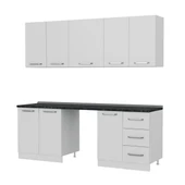 Minar 220 Cm Mutfak Dolabı Beyaz 220-B11 thumbnail 6